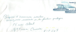 Entier Postal Postal Stationary Canada Bateaux Bateau - 1953-.... Elizabeth II