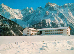 Mittenwald Bayern Ganghofer Jugendherberge Winterlandschaft Alpen - Mittenwald