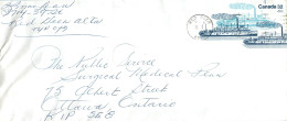 Entier Postal Postal Stationary Canada Bateaux Bateau Red Deer - 1953-.... Elizabeth II