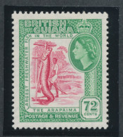 1954-63 British Guiana - S.G. # 342 - 72 Cent Carmine And Emerald - MNH** - Sonstige & Ohne Zuordnung