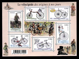 F4555 - Feuillet - Le Vélocipède - Neuf N** - Très Beau - Faciale 3,48 € - Vendu Sous Faciale. - Ungebraucht