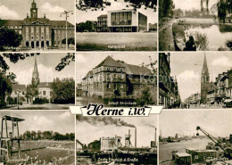 Herne Westfalen Rathaus Hallenbad Stadtgarten Haranniplatz Schloss Struenkede Ba - Herne