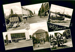 Herne Westfalen Rathaus Bahnhofstrasse Hafen Hallenbad Sparkasse Parkhaus Im Sta - Herne