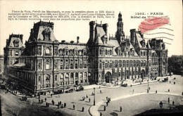 CPA Paris Hotel De Ville - Other Monuments