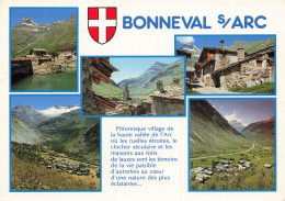 73 BONNEVAL SUR ARC EGLISE LA GRANDE RUE LE VILLAGE ET LE GL - Bonneval Sur Arc