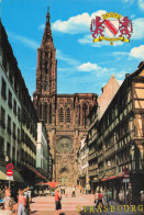 67 STRASBOURG LA CATHEDRALE ET LA RUE MERCIERE - Straatsburg
