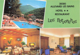 38 ALLEVARD LES BAINS HOTEL RESTAURANT LES PERVENCHES - Allevard