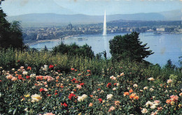 SUISSE GENEVE LE LAC LE JET D EAU ET LA VILLE DEPUIS LE COTE - Sonstige & Ohne Zuordnung