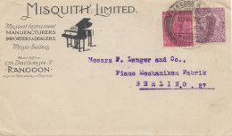 India: 1922 Rangoon To Berlin, Piano, Musical Instruments - Autres & Non Classés