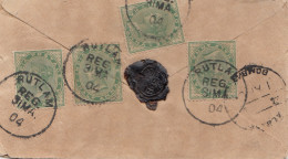 India 1904: Registered Rutlam To Ramkaran - Autres & Non Classés