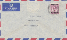 Bahrain: Air Mail To Düsseldorf, Fa. Loewe - Bahrein (1965-...)