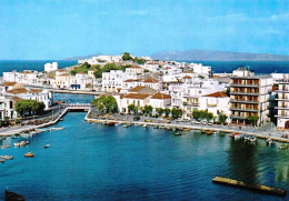 Grece - Ελλάδα -  Crete - AGHIOS NOKOLAOS - Vue Avec Le Lac - Griechenland
