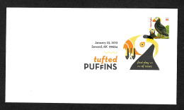 USA 2013: Sheet Of Papagaientaucher, Tufted Puffins, FDC - Andere & Zonder Classificatie