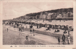 14 TROUVILLE SUR MER LA PLAGE A MAREE HAUTE - Trouville