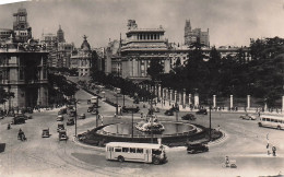 ESPAGNE MADRID CIBELES ET RUE D ALCALA - Madrid
