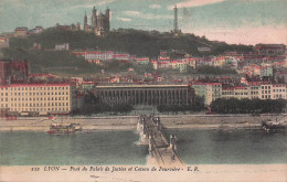 69 LYON PONT DU PALAIS DE JUSTICE ET COTEAUX DE FOURVIERE - Sonstige & Ohne Zuordnung