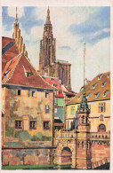 67 STRASBOURG PONT DU CORBEAU ET LA CATHEDRALE - Straatsburg