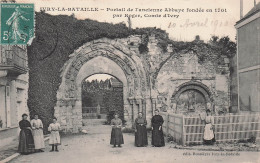 27 IVRY LA BATAILLE PORTAIL DE L ANCIENNE ABBAYE - Ivry-la-Bataille