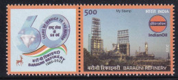 My Stamp India MNH 2025, Indian Oil Corp Barauni Petroleum Refinery,  Energy, Diamond Symbol, Mineral Deer Animal - Ungebraucht
