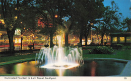 ROYAUME UNI SOUTHPORT ILLUMINATED FOUNTAIN ON LORD STREET - Southport