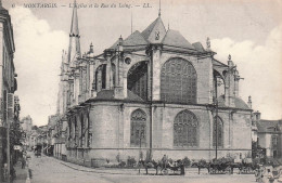 45 MONTARGIS L EGLISE ET LA RUE DU LOING - Montargis