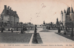 10 MAILLY LE CAMP CHATEAU DE DAMPIERRE DE CHAMPAGNE PARTERRE - Mailly-le-Camp
