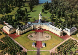 Karlsruhe Baden Fliegeraufnahme Schloss Museum - Karlsruhe
