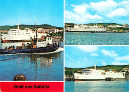 Sassnitz Ostseebad Ruegen Schwedenfaehre Skane Eisenbahnfaehrschiff Ruegen Faehr - Sassnitz
