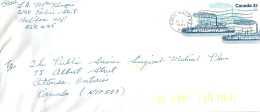 Entier Postal Postal Stationary Canada Bateaux Bateau Halifax - 1953-.... Elizabeth II