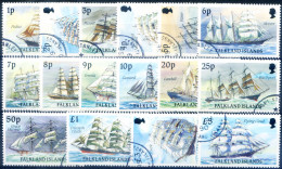Definitiva. Velieri 1989-1990. Usati. - Falkland Islands