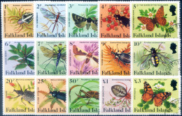 Definitiva. Fauna. Farfalle E Insetti 1984. Usati. - Falkland Islands