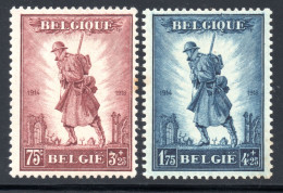 A5.2 1932 SOLDIER YT. 351 MH,352 MNH, BOTH RUST SPOTS. - Unused Stamps