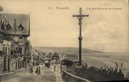 CPA Trouville Vue Generale Prise Du Calvaire - Trouville