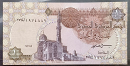 HX - Egypt 1999 Banknote 1 Pound UNC - Egypte