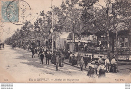 A1-92) NEUILLY - FETE DE NEUILLY - MANEGE DES MAQUEREAUX - EN 1907 - Neuilly Sur Seine