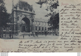 A8- ANVERS - PALAIS DE JUSTICE - CLAIR DE LUNE - EN  1910 - ( 2 SCANS ) - Antwerpen