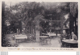 MURET - HOTEL PIGOT 9 AV ST GERMIER -TERRASSE ET PALMERAI DONT LE MAL PETAIN ET GAL GOURAUD EN 1927 ONT ETE LES HOTES - Muret