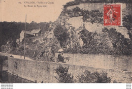 A12-89) AVALLON - VALLEE DU COUSIN - LA ROUTE DE PONTAUBERT - ANIMEE - ATTELAGE - EN 1911 - Avallon