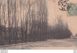 A15-94) PYRAMIDES DU BOIS DE VINCENNES - CAFE - RESTAURANT DE LA  CARTOUCHERIE  -  EN 1907 - Vincennes