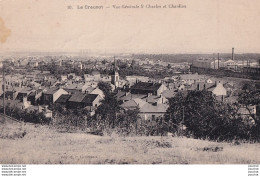 A16-71) LE CREUSOT - SAONE ET LOIRE - VUE GENERALE ST CHARLES ET CHANLIAU - EDIT. E.P. - EN 1925 - ( 2 SCANS ) - Le Creusot
