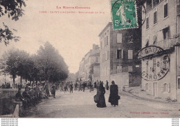 A20-31) SAINT GAUDENS - HAUTE GARONNE - BOULEVARD DU SUD - ANIMEE - MILITAIRES - HABITANTS - EN 1914 - Saint Gaudens