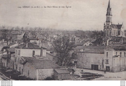 A20-47) NERAC - LE PETIT NERAC ET SON EGLISE - ( 2 SCANS ) - Nerac
