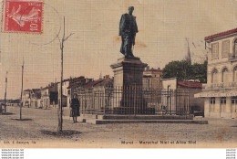 A21-31) MURET - HAUTE GARONNE - MARECHAL NIEL ET ALLEE NIEL - FILLETTE - CARTE TOILEE COLuEURS - EN 1908 - Muret