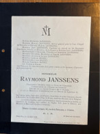 Mr Raymond Janssens Procureur General Cour Cassation *1846+1911 Bruxelles Laeken Aubry Hayez - Avvisi Di Necrologio