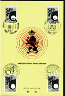 1980 1995 : “50 Ans Radiodiffusion”   Cachets Différents 8-11-1980 :  Carte Echophil N°18/80 Philatélique / Filateli ... - Souvenir Cards - Joint Issues [HK]