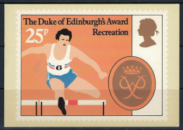England Leicestershire Leicester 1981 Postcard To Bedford, Duke Of Edinburgh's Award Recreation Stamps GB UK - Leicester