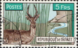 Guinée (Rep) Poste Obl Yv:  54/59 Antilope (TB Cachet Rond) - Guinea (1958-...)
