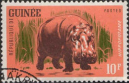 Guinée (Rep) Poste Obl Yv: 105/110 Faune Africaine (Beau Cachet Rond) - Sonstige & Ohne Zuordnung