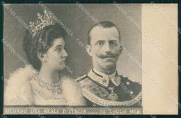 Reali Royalty Savoia Vittorio Emanuele III Regina Elena Cartolina XF6338 - Other & Unclassified