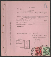 Prôtet Affr. N° 256+209 Càd LA CROYERE/15 V 1930 - Covers & Documents